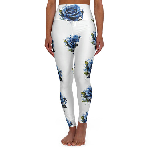 Blue Roses Leggings